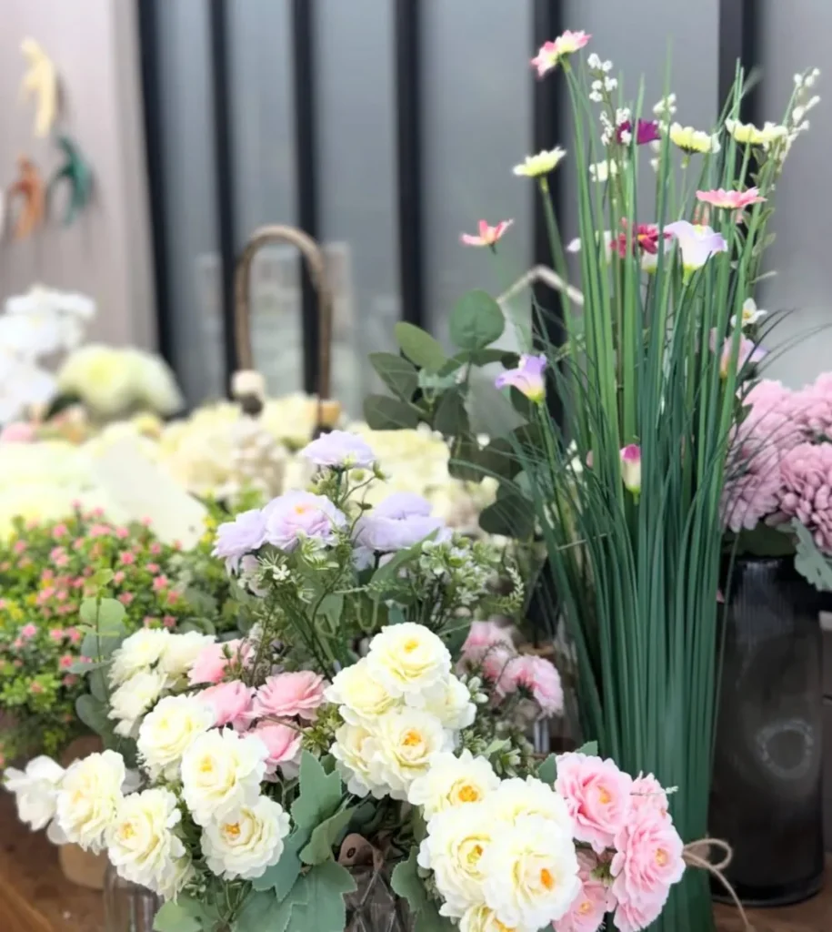 Bouquets de fleurs artificielles déco