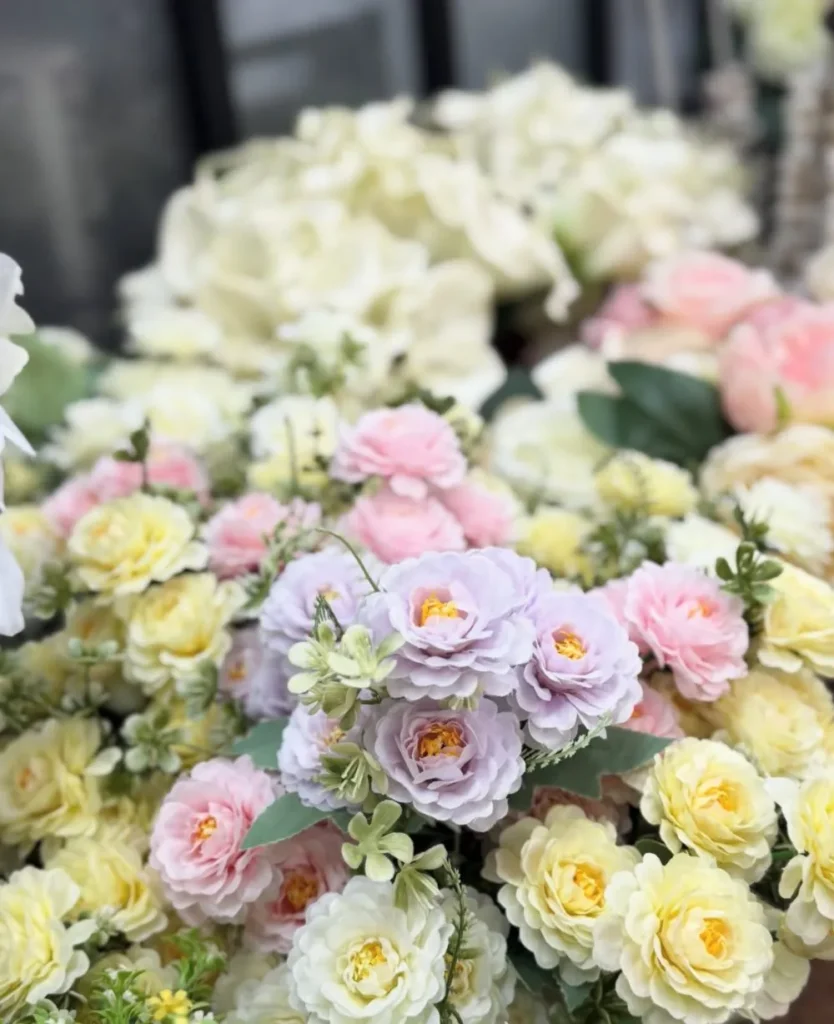 Bouquet de pivoines roses